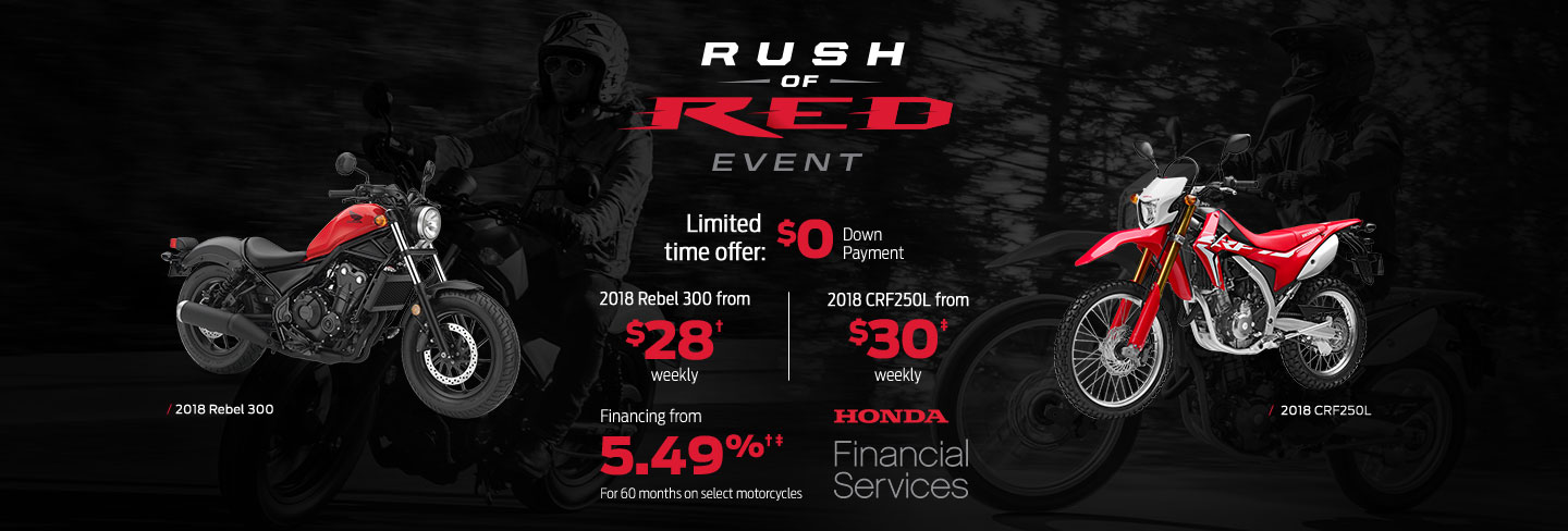 Rush of Red Event : Motorcycles Rush of Red Event : Motorcycles