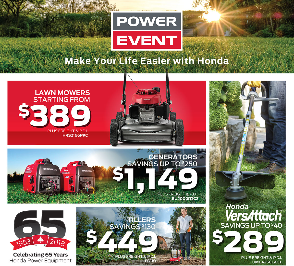 Kanata Honda’s Power Event Kanata Honda’s Power Event